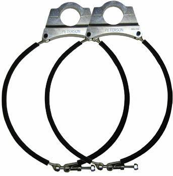 Peterson Fluid  Mount Brackets Late Mod. Pair  PTR08-0106