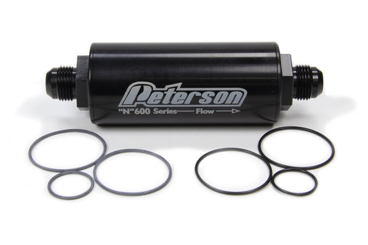 Peterson Fluid  10an Inline Fuel Filter w/100 Micron Filter  PTR09-0622