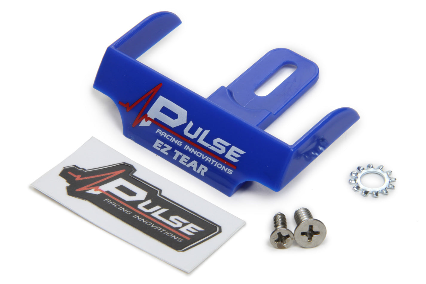 Pulse Racing Innovations  EZ Tear Shield Mounted Blue  PULEZTS101BL