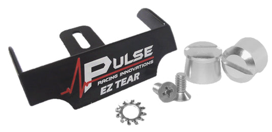 Pulse Racing Innovations EZ Tear Black w/ Silver Tear Off Post MPN PULEZTS102BKP Ram