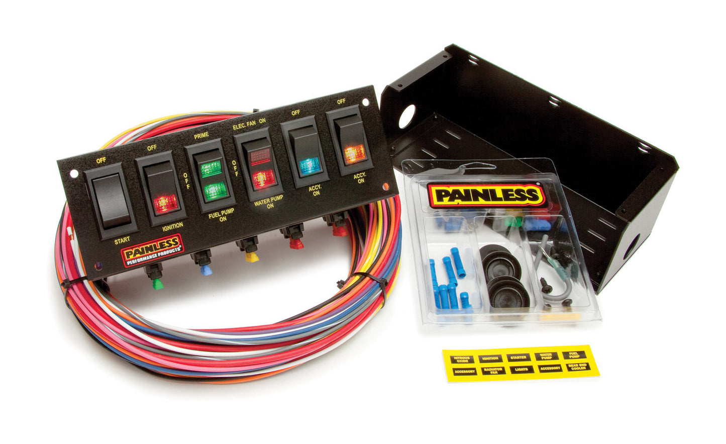Painless Wiring  6 Switch Panel W/Harness   PWI50302