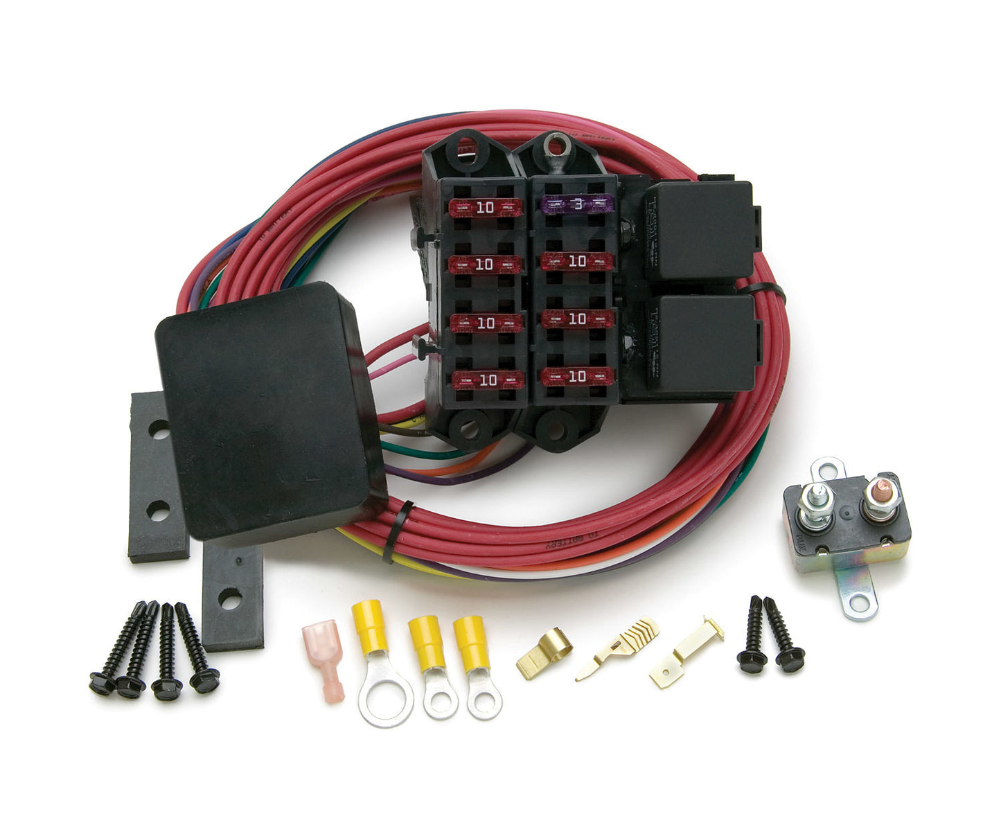 Painless Wiring  7 Circuit Fuse Block Weather Resistant  PWI70217