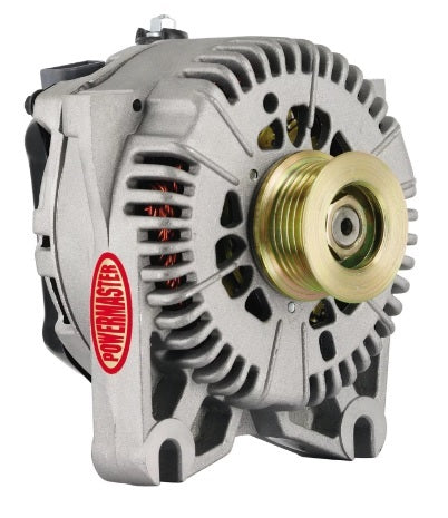 Powermaster  200amp Alternator Ford 4G Style Natural Finish  PWM47781