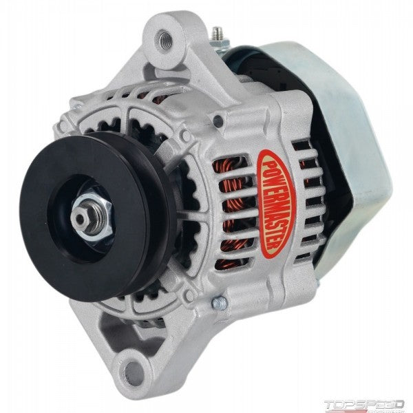 Powermaster  75 amp Race Alternator Denso Style 100mm 12V  PWM8173