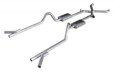 Pypes Performance Exhaust 55-57 Chevy 2.5 Exhaust w/X-Pipe MPN PYPSGC11R For Chevy Fullsize 1955-57