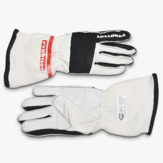Pyrotect Glove PRO 2 Layer White Large SFI-5 MPN PYRGP230420