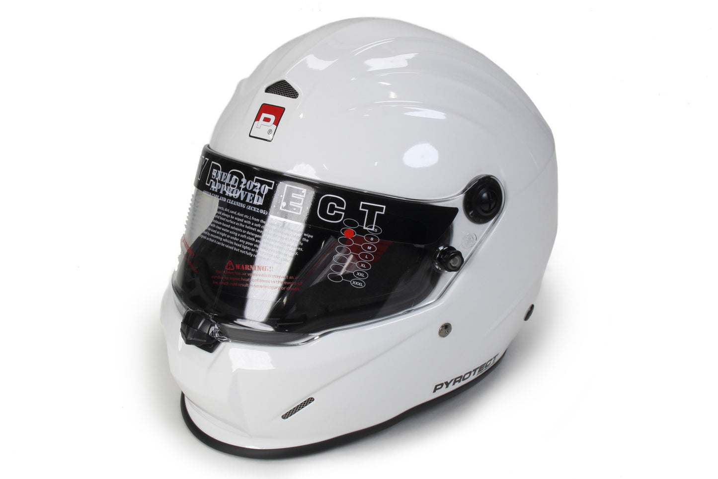 Pyrotect  Helmet Pro Large White Duckbill SA2020  PYRHW800420