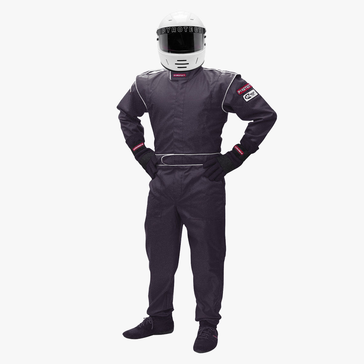 Pyrotect Suit Junior Medium Black SFI-5 MPN PYRJS200120