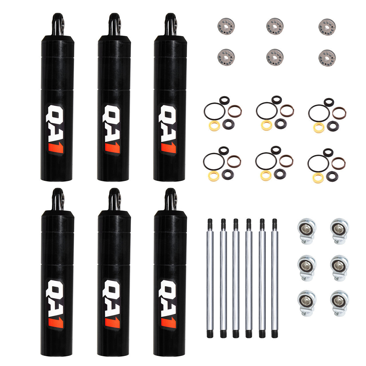 Qa1  Shock Builder Kit 6pk Street Stock Rear  QA15Q68-DRY-6PK