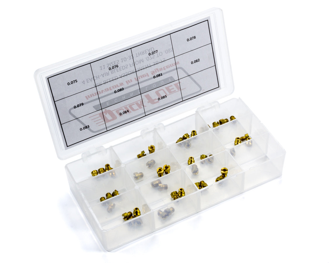 Quick Fuel Technology  Air Bleed Assortment Kit .075in - .085in  QFT36-75