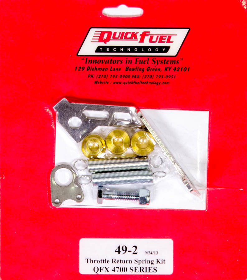 Quick Fuel Technology  Throttle Return Spring Kit - QFX Carbs  QFT49-2