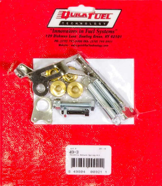 Quick Fuel Technology  Throttle Return Spring Kit - Square Flange  QFT49-3