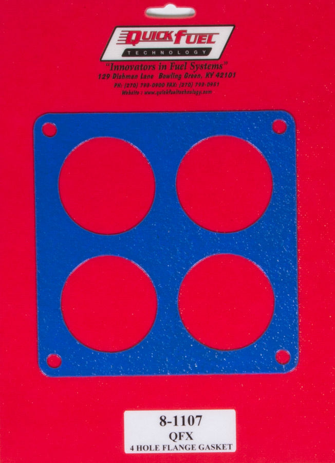 Quick Fuel Technology  4-Hole Flange Gasket - Non-Stick 2.250 Bore  QFT8-1107
