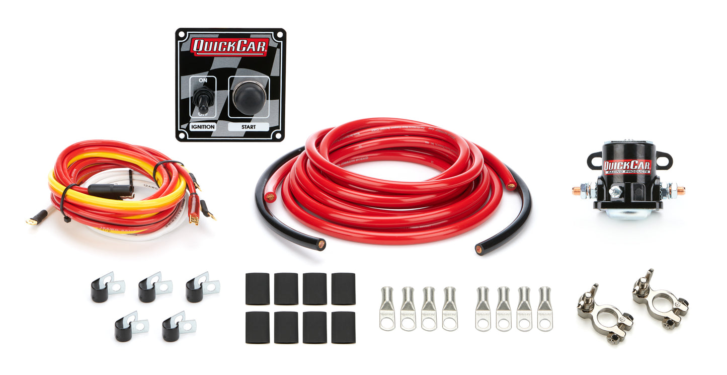 Quickcar Racing Products  Wiring Kit 4 Gauge w/o Disconnect w/50-102 Ign  QRP50-236