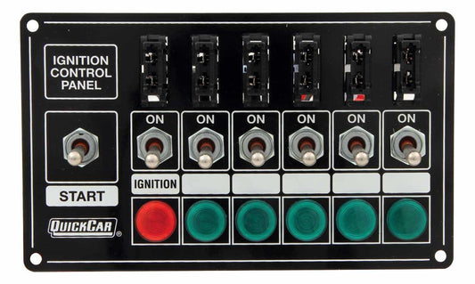 Quickcar Racing Products  Ignition Panel - Extreme Fused w/Lights  QRP50-7164