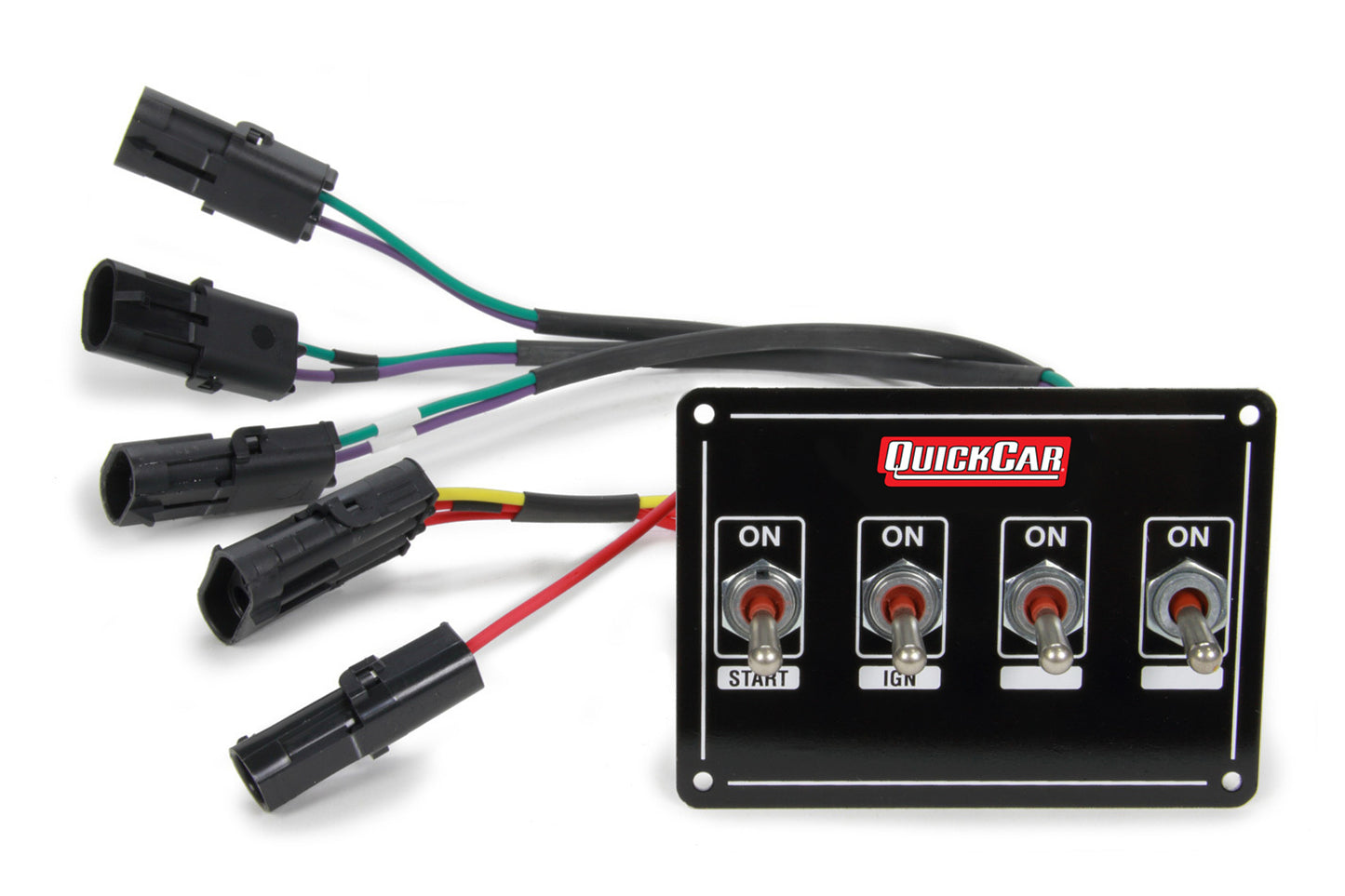 Quickcar Racing Products  Ignition Panel Extreme 4 4-Switch Dual Mag. Pckup  QRP50-7414