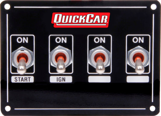 Quickcar Racing Products  Ignition Panel Extreme 4 Switch Single Ignition  QRP50-7431