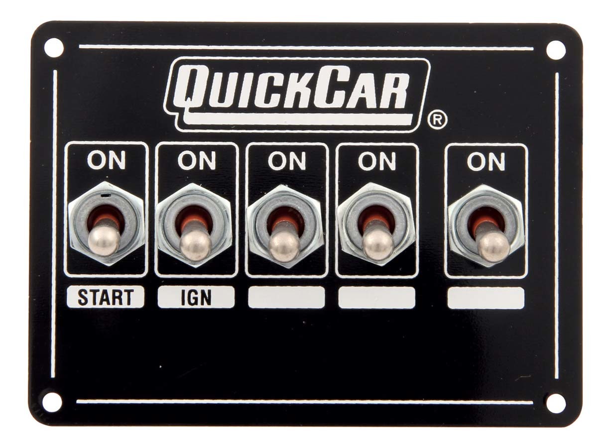 Quickcar Racing Products  Ignition Panel - Dual Ing. w/X-Over & 3 Whl Bk  QRP50-7713