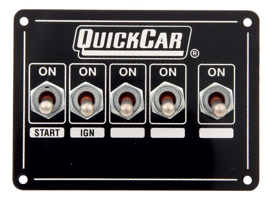 Quickcar Racing Products  Ignition Panel - Dual Ing. w/X-Over & 3 Whl Bk  QRP50-7713