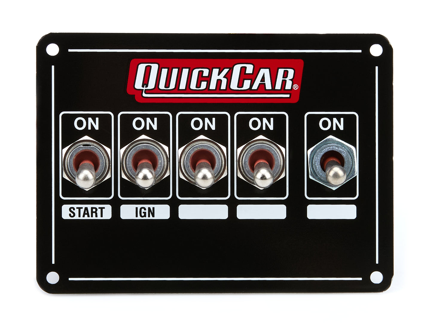Quickcar Racing Products  Ignition Panel - Dual Ing. w/X-Over & 3 Whl Bk  QRP50-7713