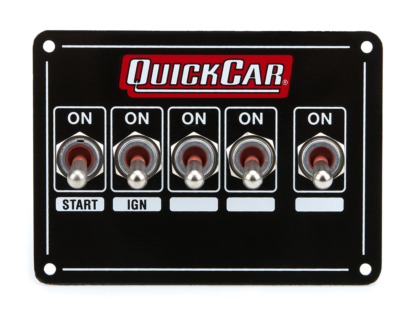 Quickcar Racing Products  Ignition Panel - Single Ing. w/Acc Switches  QRP50-7731