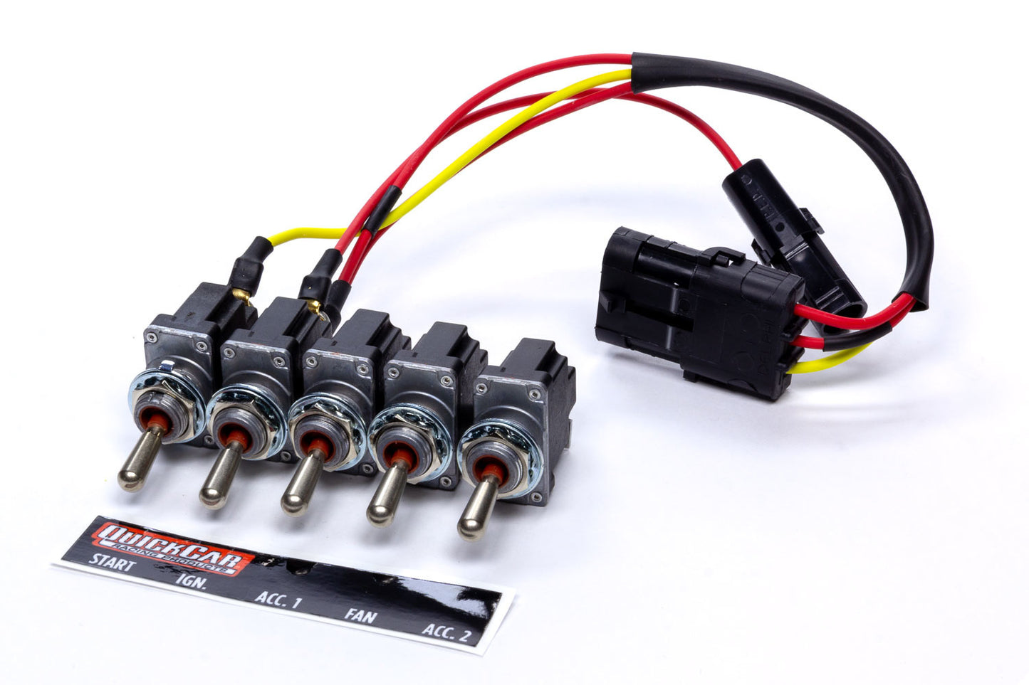 Quickcar Racing Products  Ignition Panel 5 Switch Single Box  QRP50-7739