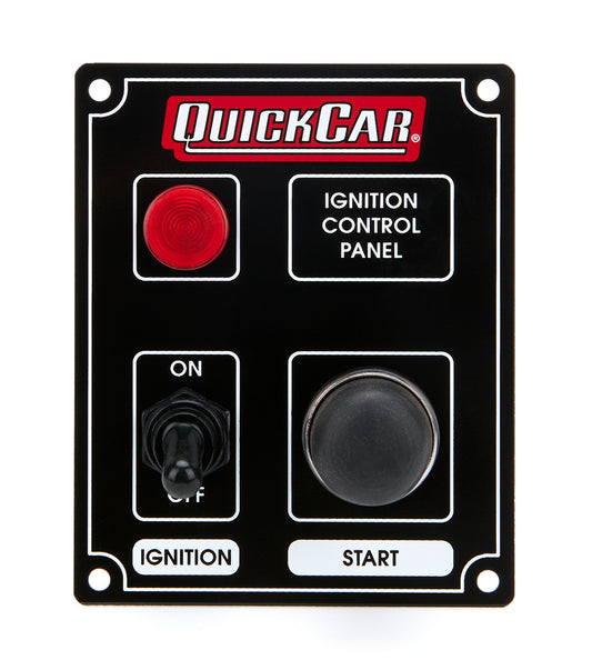 Quickcar Racing Products  Ignition Panel Black w/ Lights  QRP50-852