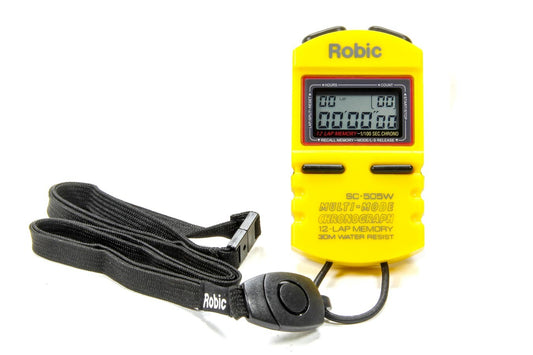 Quickcar Racing Products Stopwatch Yellow MPN QRP51-039