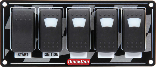 Quickcar Racing Products  Ignition Panel w/ Rocker Switches & Lights  QRP52-166
