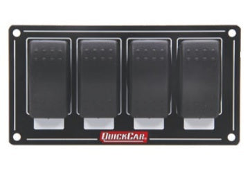 Quickcar Racing Products  Accessory Panel 4 Switch Rocker  QRP52-716