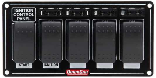 Quickcar Racing Products  Ignition Panel w/ Rocker Switches & Fuses  QRP52-863