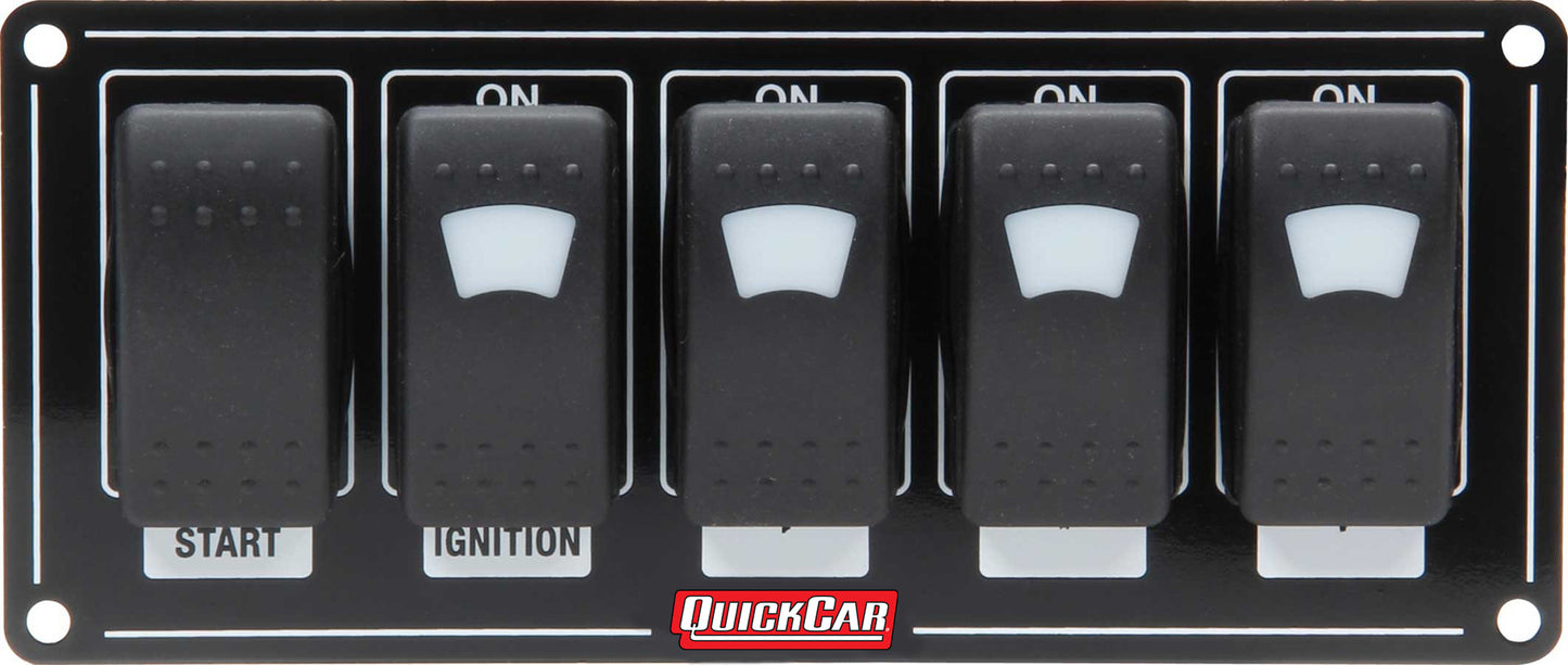 Quickcar Racing Products  Ignition Panel w/ Rocker Switches & Lights  QRP52-866