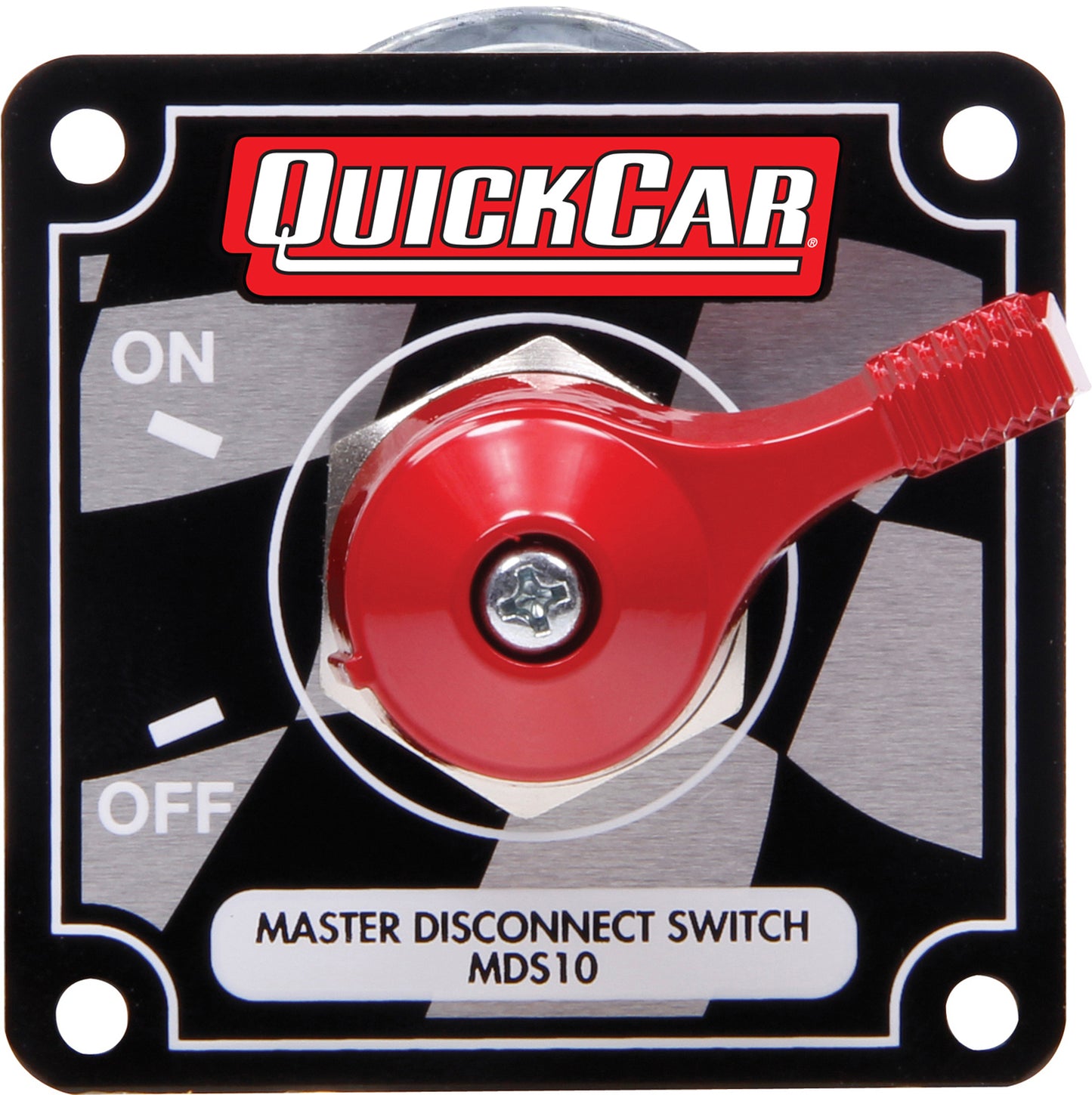 Quickcar Racing Products Master Disconnect High Amp 4 Post Flag Plate MPN QRP55-008
