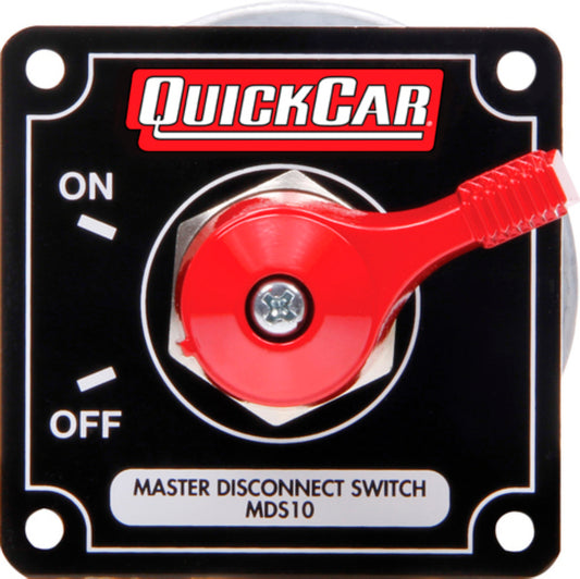 Quickcar Racing Products Master Disconnect High Amp 4 Post Black Plate MPN QRP55-013