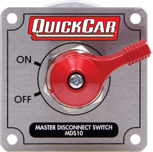 Quickcar Racing Products Master Disconnect High Amp 4 Post Silver Plate MPN QRP55-023
