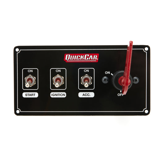 Quickcar Racing Products  Ignition Panel Weather Proof w/ MSD 1 Acc.  QRP55-7330