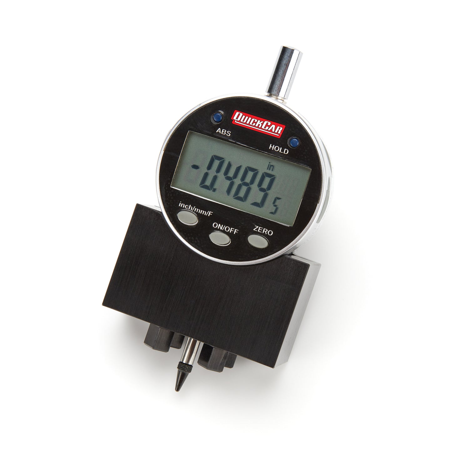 Quickcar Racing Products  Tread Depth Gauge Digital w/ Billet Base  QRP56-102