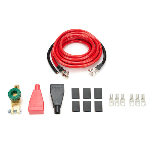 Quickcar Racing Products Battery Cable Kit 2 Ga. 15ft Red & 2ft Black MPN QRP57-006
