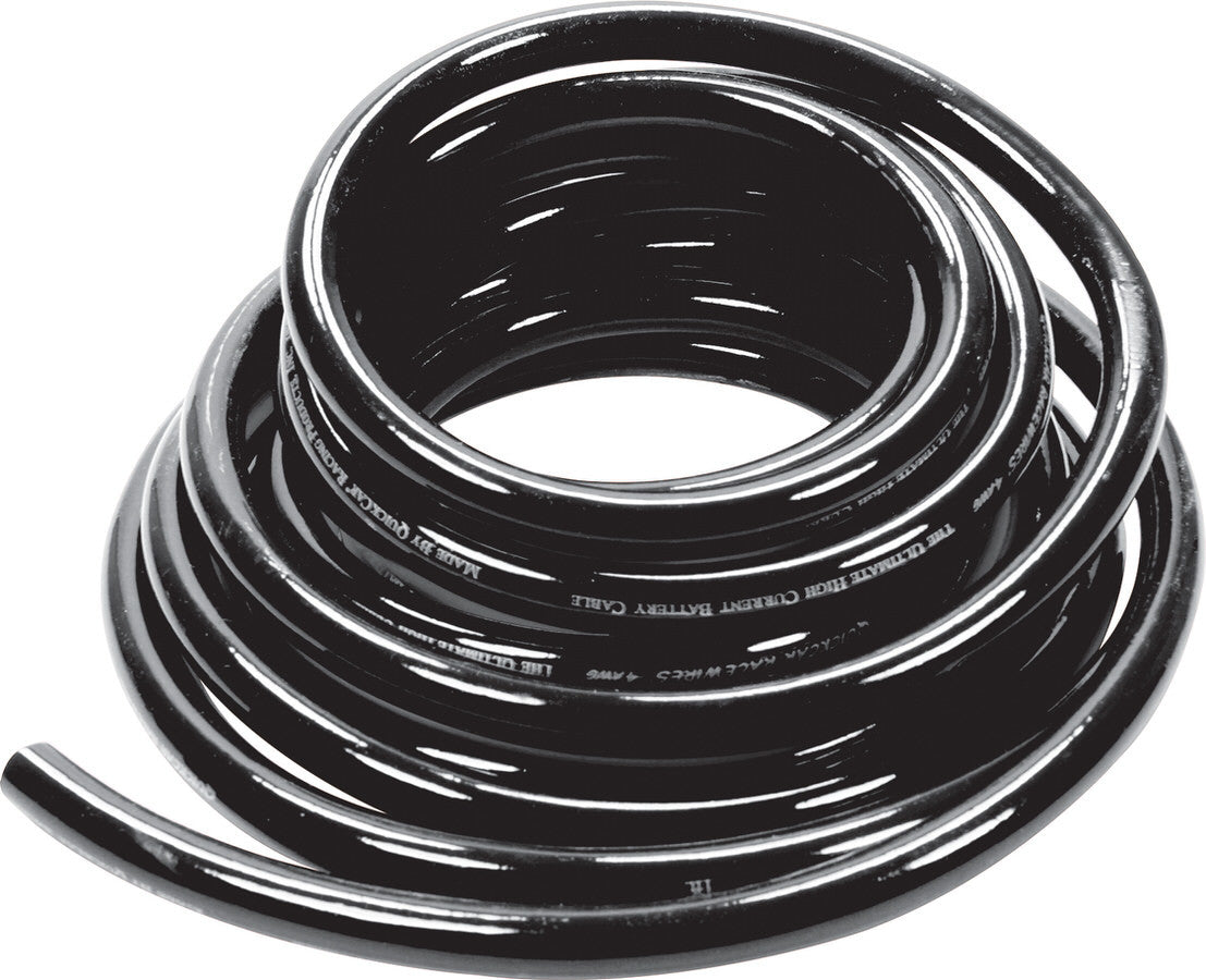 Quickcar Racing Products  Power Cable 4 Gauge Blk 15Ft  QRP57-1543