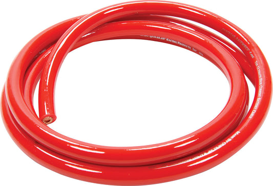Quickcar Racing Products  Power Cable 4 Gauge Red 5Ft  QRP57-341