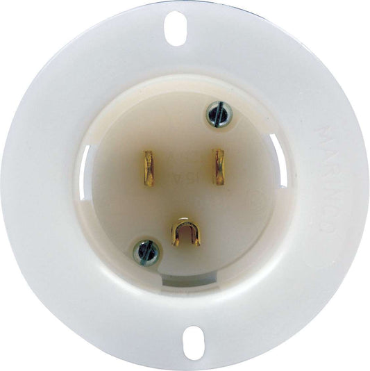 Quickcar Racing Products  Male Recessed Outlet 110 Volt  QRP57-710