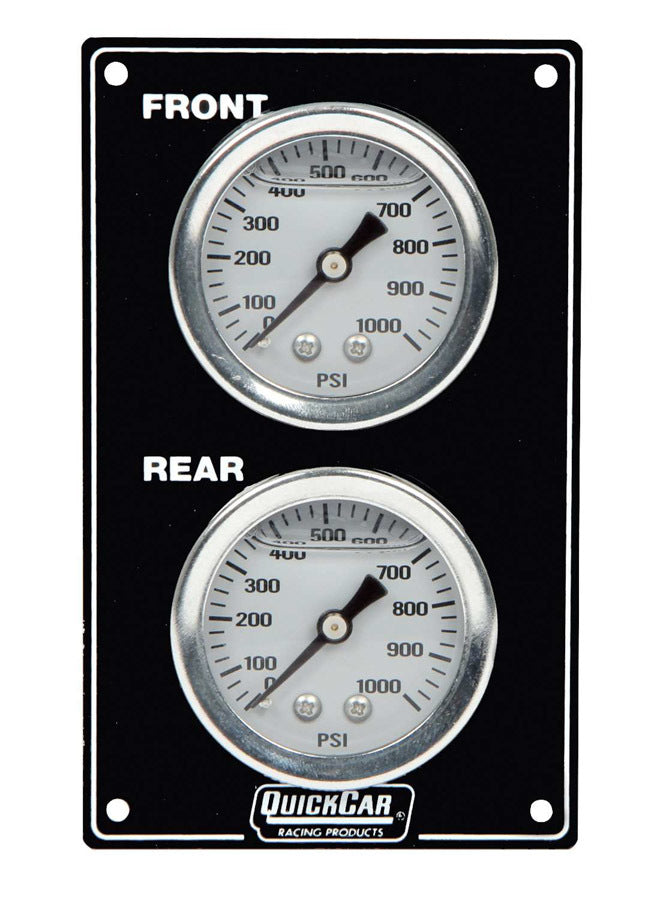Quickcar Racing Products Mini Brake Bias Gauge Panel Vertical Black MPN QRP61-105
