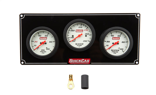 Quickcar Racing Products  3 Gauge Extreme Panel OP/WT/WP  QRP61-7016