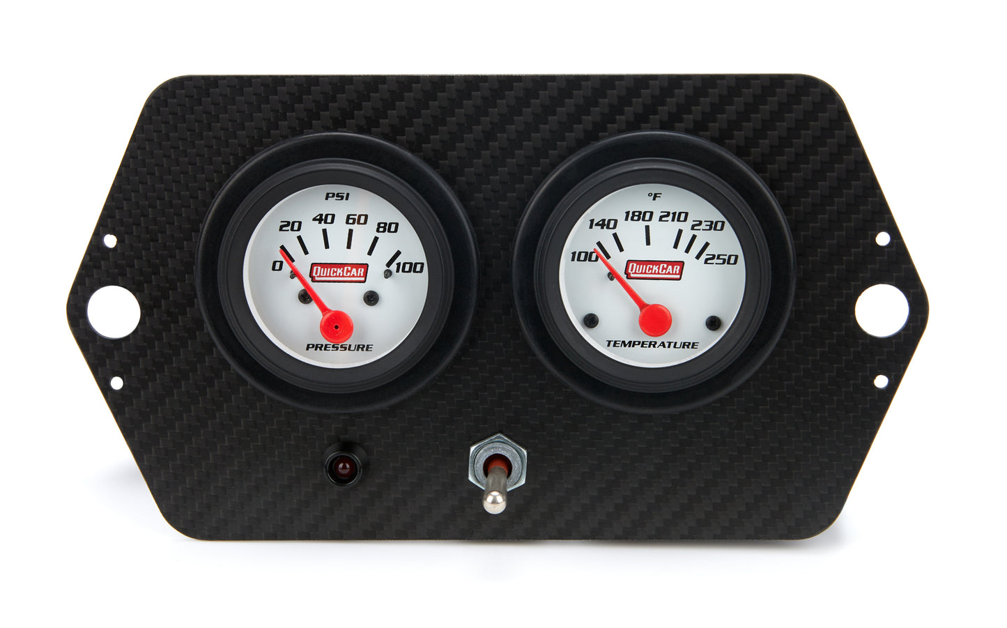 Quickcar Racing Products Gauge Panel Sprint 2in w/ Switch and Warning MPN QRP61-7205