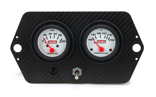 Quickcar Racing Products Gauge Panel Sprint 2in w/ Switch and Warning MPN QRP61-7205