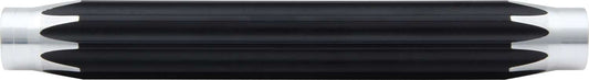 Quickcar Racing Products  5/8 Aluminum Scalloped Tube - 8in.  QRP62-080