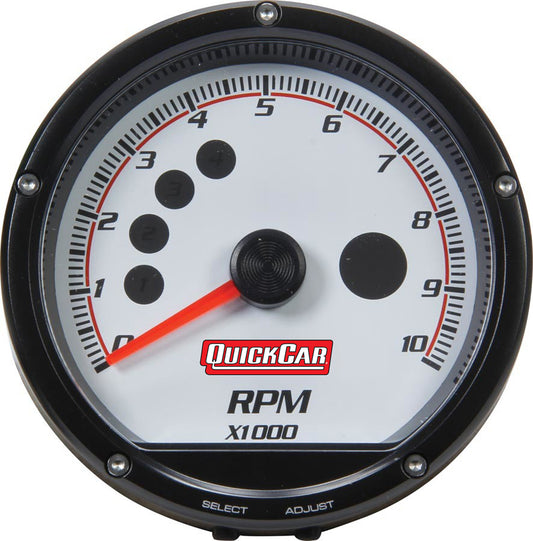 Quickcar Racing Products  Redline Multi-Recall Tach White  QRP63-001