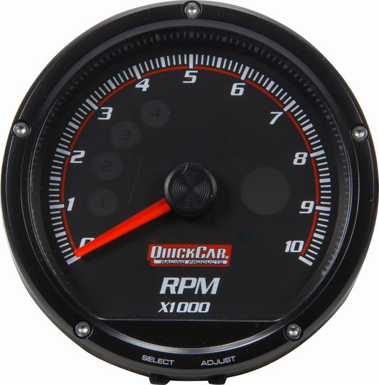 Quickcar Racing Products  Redline Multi-Recall Tach Black  QRP63-002