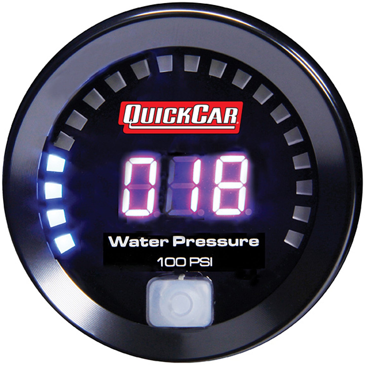 Quickcar Racing Products Digital Water Pressure Gauge 0-100 MPN QRP67-008