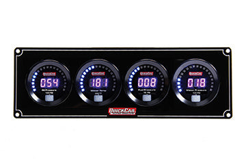 Quickcar Racing Products  Digital 4-Gauge Panel OP/WT/FP/WP  QRP67-4026